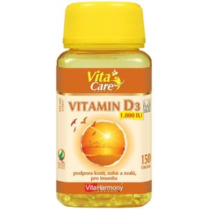 VitaHarmony Vitamín D3 1000 mj 25 mikrogramov 150 kapsúl